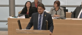 Rede im Landtag (Quelle: Screenshot Video Landtag Sachsen-Anhalt)