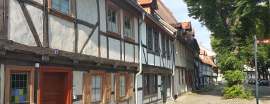 Fachwerkzeile in Quedlinburg