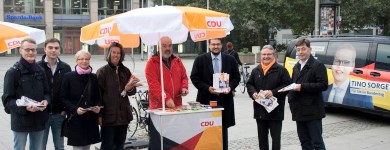 Infostand zur Bundestagswahl