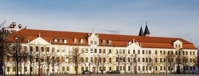 Der Landtag in der Wintersonne