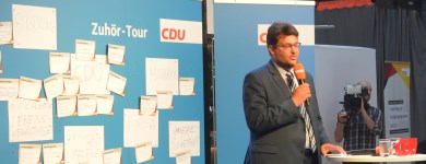 Auf der Zuhör-Tour der Bundes CDU.