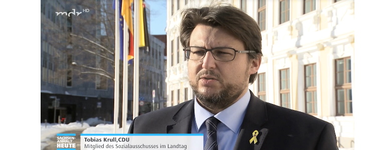 Interview mit MDR Sachsen-Anhalt (Screenshot 12.02.2021)