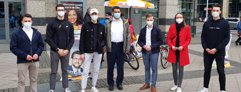 Infostand mit bayerischer Unterstützung