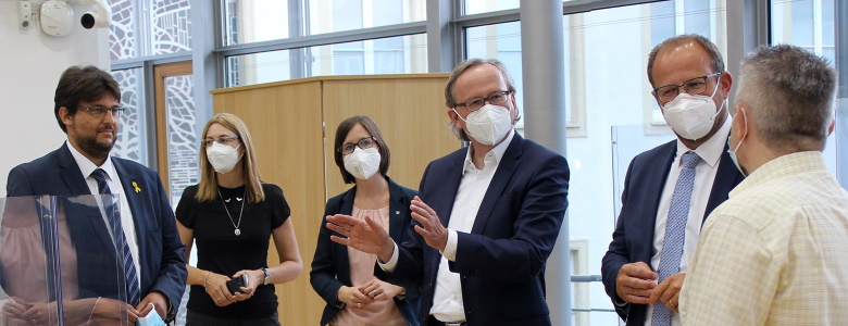 Besucher der ÖVP im Landtag