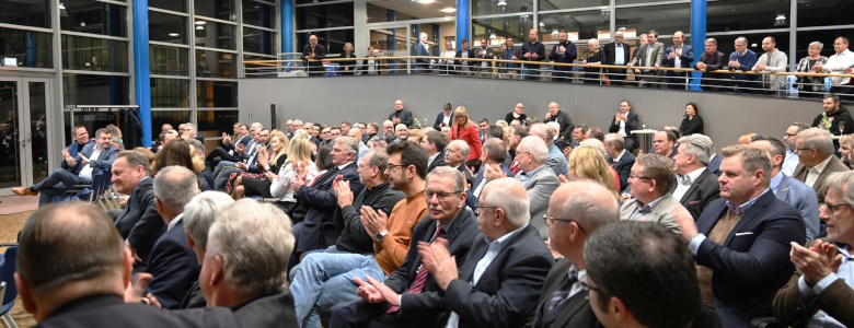 Blick in den Saal beim Neujahrsempfang