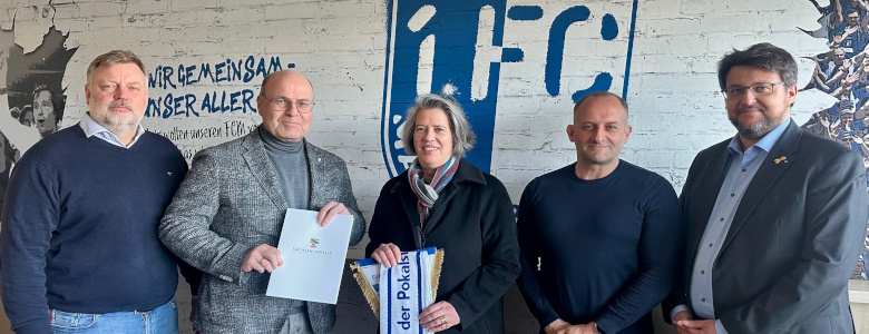 Fördermittelübergabe an den FCM