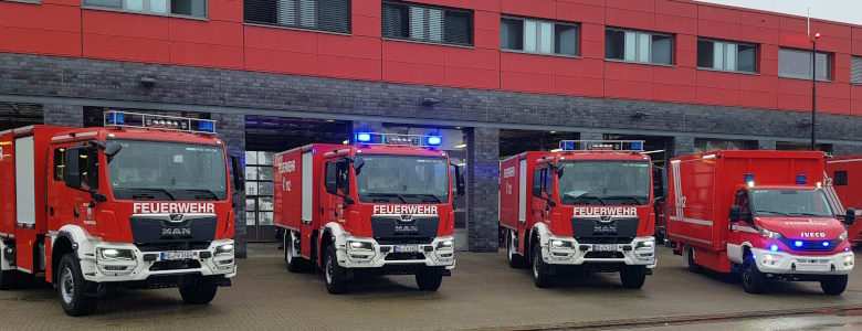 Die neuen Fahrzeuge der Magdeburger Feuerwehr