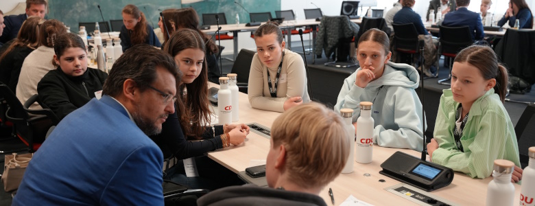 Gesprächsrunde beim Zukunftstag