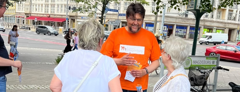 Tobias Krull im Bürgergespräch